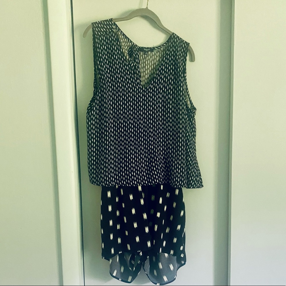 Madewell Ikat Overlay Romper - Picture 5 of 11